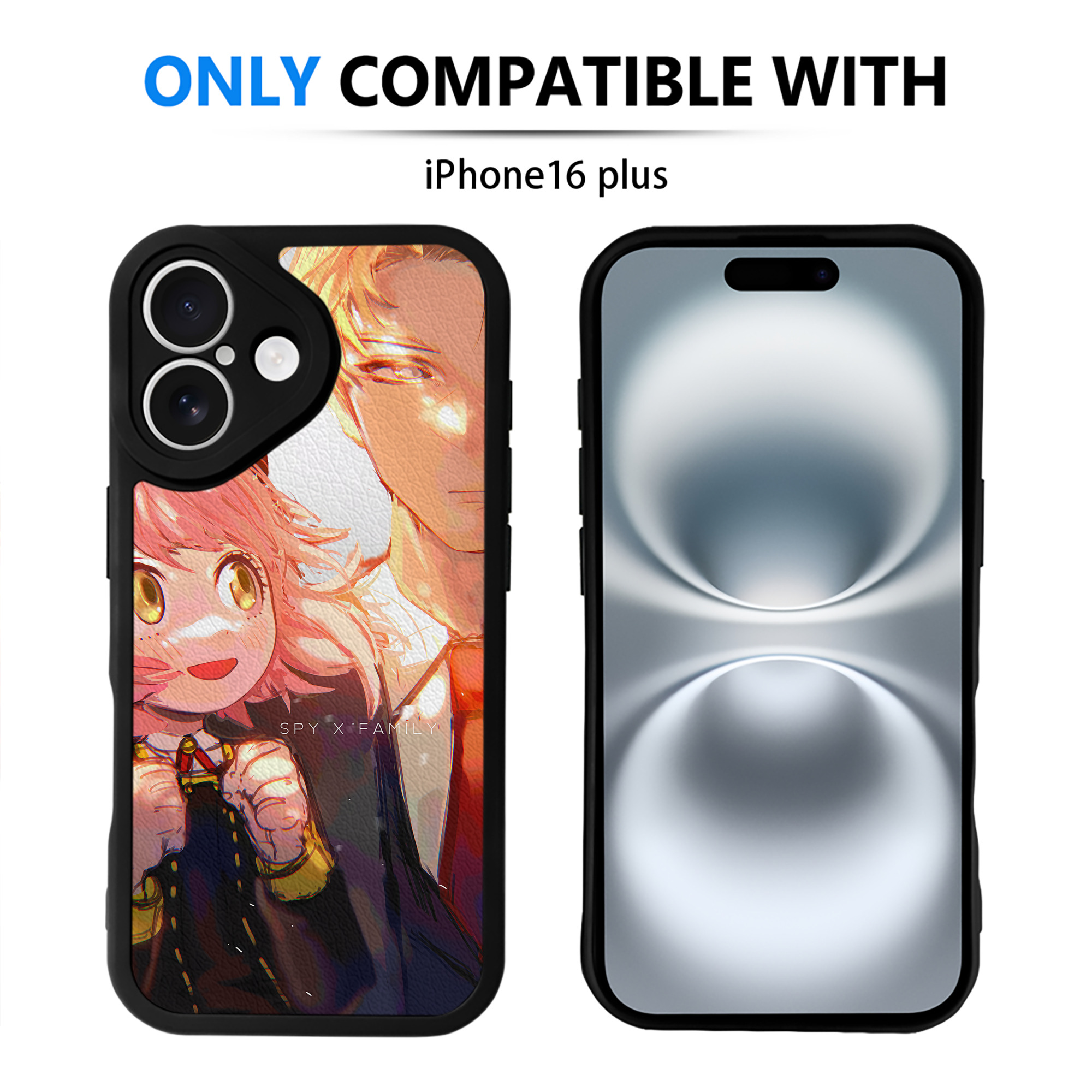 （画像用） SPY×FAMILY间谍家家酒 【iPhone 16シリーズ対応】シリコンスマホケース（レザー調） 材質：シリコン
